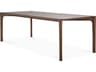Pi Teak Dining Table Solid Wood Rectangular