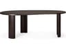 Boomerang Mahogany Dark Brown Desk