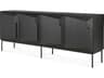 Stairs Oak Black Sideboard Modern Storage