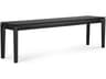 Bok Oak Black Bench