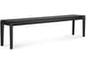 Bok Oak Black Bench