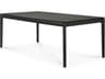 Bok Extendable Dining Table in Black Oak