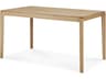 Bok Oak Desk Solid Wood Modern