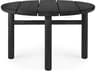 Quatro Teak Black Side Table