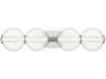 Atomo 4-Light Chrome Vanity Light