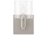 Decato 1-Light Nickel Wall Sconce