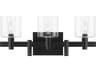 Decato 3-Light Black Vanity Light
