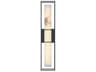 Blakley Outdoor LED Wall Sconce Modern Black Alabaster