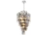 Altesa 20-Light Chrome Geometric Chandelier