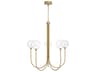Iissa 5-Light Gold Globe Chandelier
