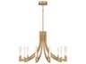 Olette 12-Light Gold Linear Chandelier