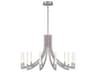 Olette 12-Light Nickel Linear Chandelier