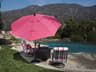 Quick Ship Market Aluminum 9 Foot Octagon Collar Tilt Crank Lift Patio Umbrella