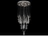 Rain 8-Light Ombre Silver Pendant