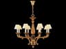Mariner Luxury 8-Light French Gold Traditional Candelabra Chandelier
