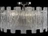 Mariner Luxury 6-Light Polished Chrome Drum Semi Flush Mount