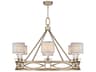 Cienfuegos 6-Light Gold Leaf Candelabra Drum Chandelier