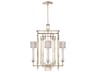 Cienfuegos 4-Light Gold Leaf Candelabra Drum Chandelier