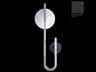 Selene 2-Light Black Glass LED Wall Sconce