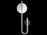 Selene 2-Light Soft Gold Glass LED Wall Sconce