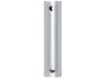 24-inch Stainless Steel Ceiling Fan Downrod - Silver