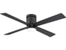 Kwartet 52 Inch Ceiling Fan with LED Light in Black