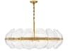 Lillia 6-Light Heritage Brass Pendant