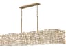 Farrah 10-Light Burnished Gold Island Pendant