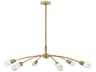 Atera 6-Light Heritage Brass Chandelier