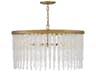 Rubina 6-Light Burnished Gold Candelabra Chandelier