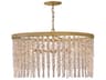 Rubina 6-Light Burnished Gold Candelabra Chandelier