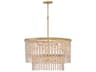 Rubina 12-Light Burnished Gold Candelabra Tiered Chandelier