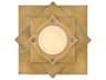 Claude Heritage Brass Geometric Flush Mount