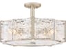 Florian 5-Light Glacial Silver Semi Flush Mount