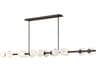 Selene 14-Light Black Oxide Linear Island Pendant