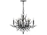 Eve 6-Light Brushed Graphite Black Chandelier