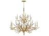 Eve Two Tier Chandelier in Champagne Gold