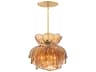 Fantine 7-Light Unlacquered Brass Pendant