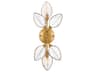 Amira 2-Light Distressed Brass Wall Sconce