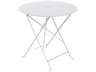 Floreal Steel Round Umbrella Hole Dining Table