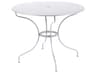 Opera+ Steel Round Umbrella Hole Dining Table