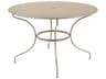 Opera+ Steel Round Umbrella Hole Dining Table