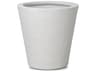Thayer White Concrete Planter