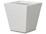 Thayer Textured White Concrete Planter