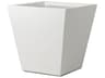 Thayer Textured White Concrete Planter