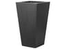 Thayer Black Concrete Planter