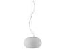 Bianca White Glass LED Mini Pendant