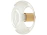 Fontanella 1-Light Brass White Wall Sconce
