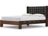 Halston Bed Bolton Mid-Century Modern Leather