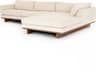 Everly 2-Piece Sectional Sofa in Irving Taupe
